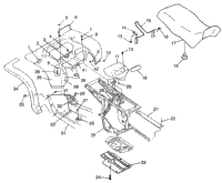 Rear Cab & Seat Xpress 300 W97ca28c & Xpress 400L