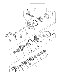 Starting Motor Assembly 350 2X4