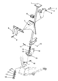 Steering Post Assembly 6X6 250