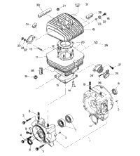 Crankcase & Cylinder Assembly