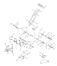 Swing Arm Weldment & Rear Shock Assembly