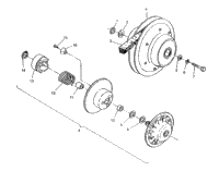 Driven Clutch Assembly 6X6 400L, Swedish S948740 & Norwegian