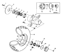 Front Wheel Xplorer 300