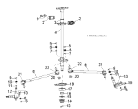 Steering, Steering Post & Tie Rod Asm