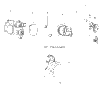 Engine, Throttle Body & Fuel Rail