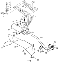 Exhaust System Magnum 4X4 & Swedish Magnum 4X4 S968144