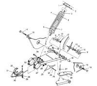 Swing Arm/Shock Mounting Magnum 2X4 (4926852685B011)