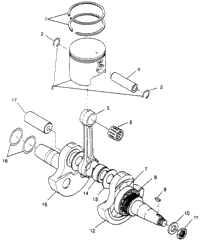Crankshaft & Piston Xpress W969530 (4935923592D003)