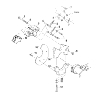 Rear Caliper Mounting A02bg50aa/Ac