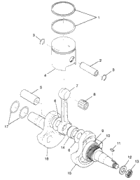 Crankshaft & Piston Trail Boss