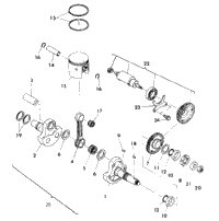 Crankshaft & Piston 350 2X4update