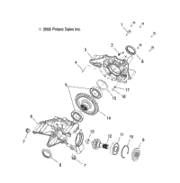 Drive Train, Rear Gearcase Internals