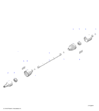 Drive Train, Drive Shaft, Rear
