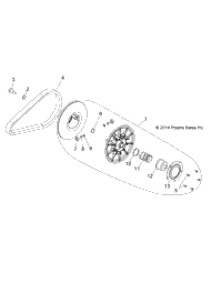 Drive Train, Secondary Clutch