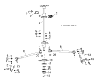 Steering, Steering Post & Tie Rod Asm