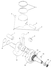 Crankshaft & Piston Trail Boss
