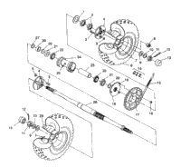 Rear Wheel Drive Assembly Sportsman 4X4