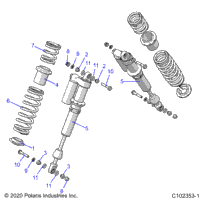 Suspension, Shock, Rear
