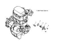 Engine, Manifold & Thermostat