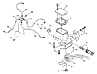 Controls Master Cylinder/Brake Line W98ac42a