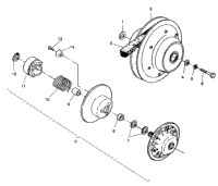 Driven Clutch Assembly 4X4 250