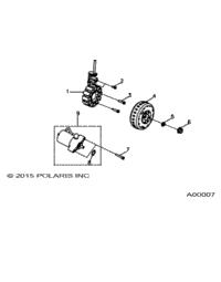 Engine, Stator & Starting Motor