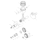 Crankshaft & Piston A00ch50ak