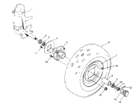 Front Wheel Assembly Magnum 2X4