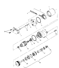 Starting Motor 2X4 300