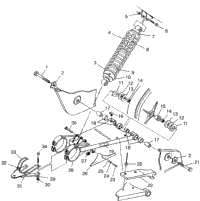 Swing Arm/Shock Mounting Trail Boss