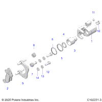 Brakes, Brake Caliper, Rear
