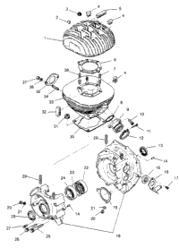 Crankcase & Cylinder Xplorer 300