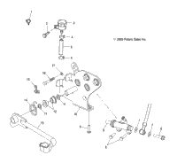 Brake Master Cylinder, Rear /Ab