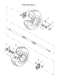 Wheel, Rear