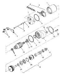 Starting Motor 4X4 350L W938139
