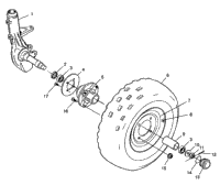 Front Wheel Magnum 2X4