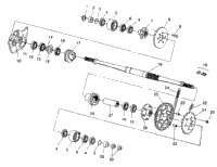 Middle Drive Assembly 6X6 250