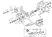 Gearcase/Brake & Chain Cover Mounting Xplorer 400L
