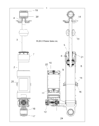 Suspension, Shock, Front A16sve95nm