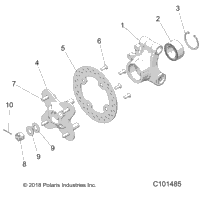 Suspension, Rear Hub & Bearing Carrier
