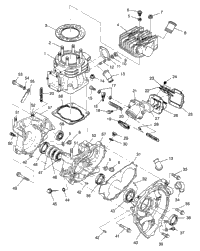 Crankcase & Cylinder Sportsman 4X4