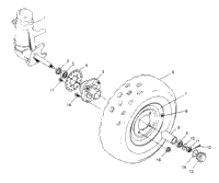 Front Wheel Assembly Trail Blazer