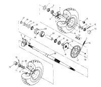 Rear Wheel Drive Assembly 2X4 400L