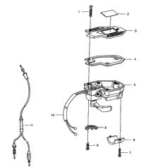 Controls Throttle Asm./Cable