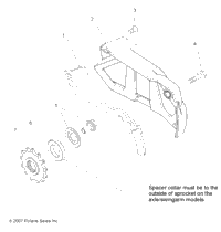 Drive Train, Front Sprocket Guard