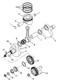 Crankshaft & Piston W98ac42a