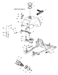 Fuel Tank & Carburetor Mounting /Fc