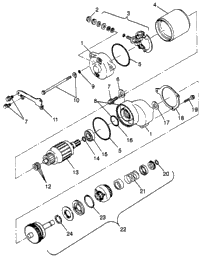 Starting Motor Scrambler 400L