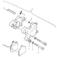 Middle Axle Brake Magnum 6X6 W968744 & Magnum 6X6 Swedish