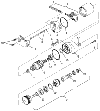 Starting Motor Trail Blazer W97ba25c (4940124012D009)